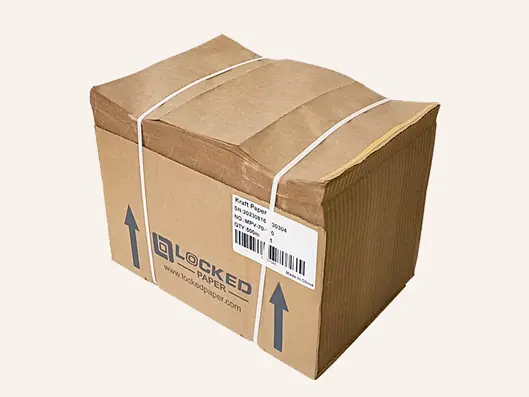 LockedPaper Folded Kraft Paper