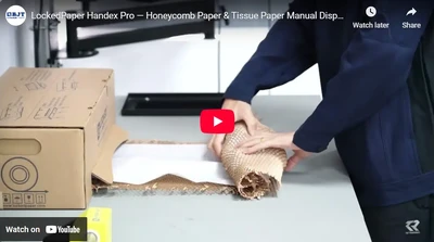 LockedPaper Handex Pro — Honeycomb Paper & Tissue Paper Manual Dispenser of Wrapping